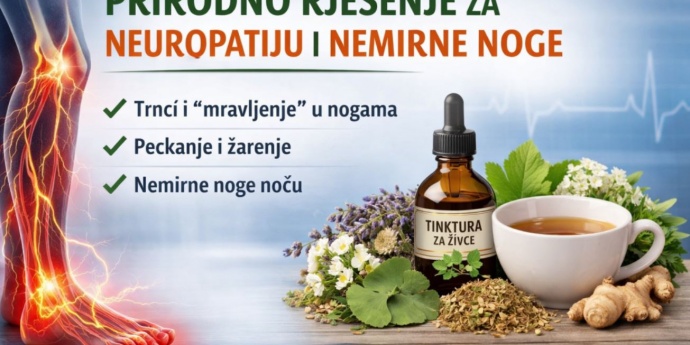 Prirodno rješenje za NEUROPATIJU i NEMIRNE NOGE