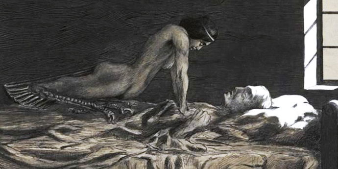 MORA - demon koji dolazi noću i uzrokuje paralizu spavanja 