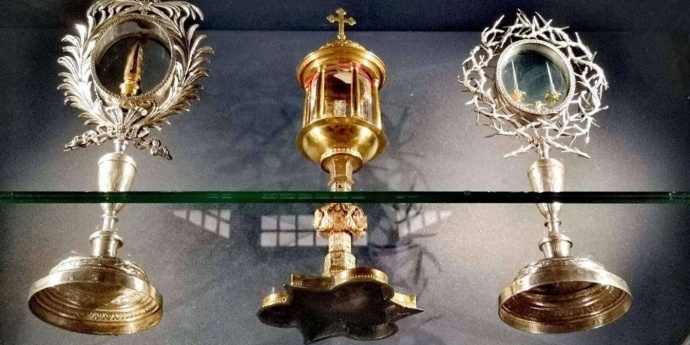 Crkva Svetog Križa iz Jeruzalema - Relikvije Isusa Krista