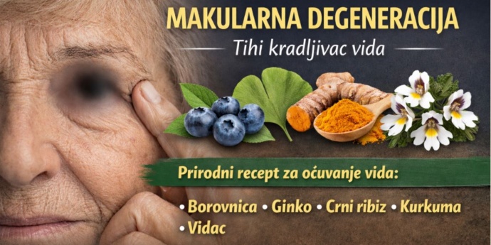 Makularna degeneracija – prirodni pristup i biljna podrška vidu