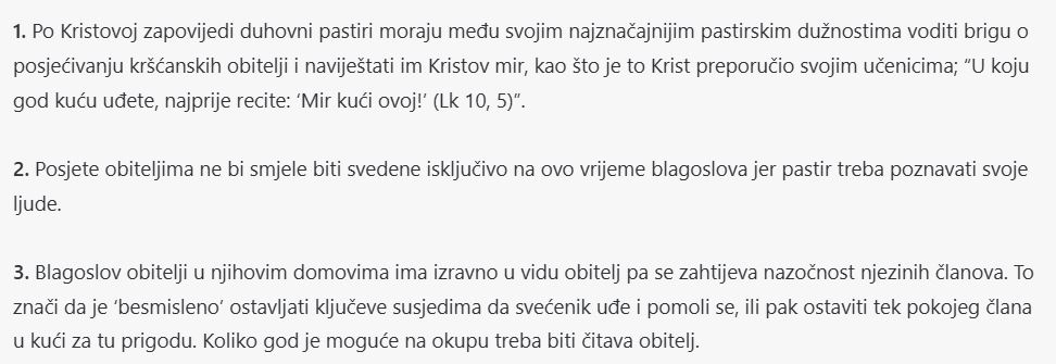 Blagoslov kuća