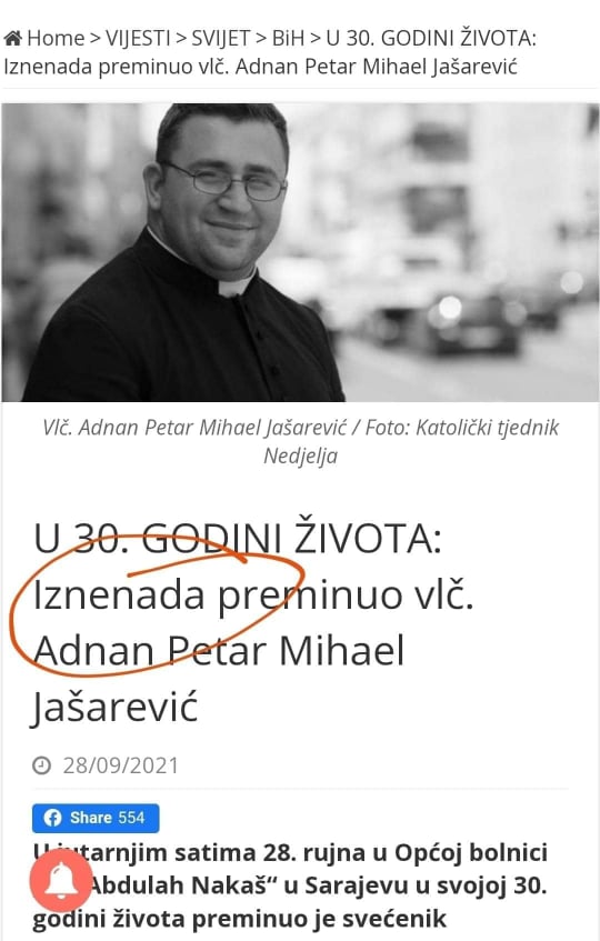 Tragična i iznenadna smrt nakon cijepljenja