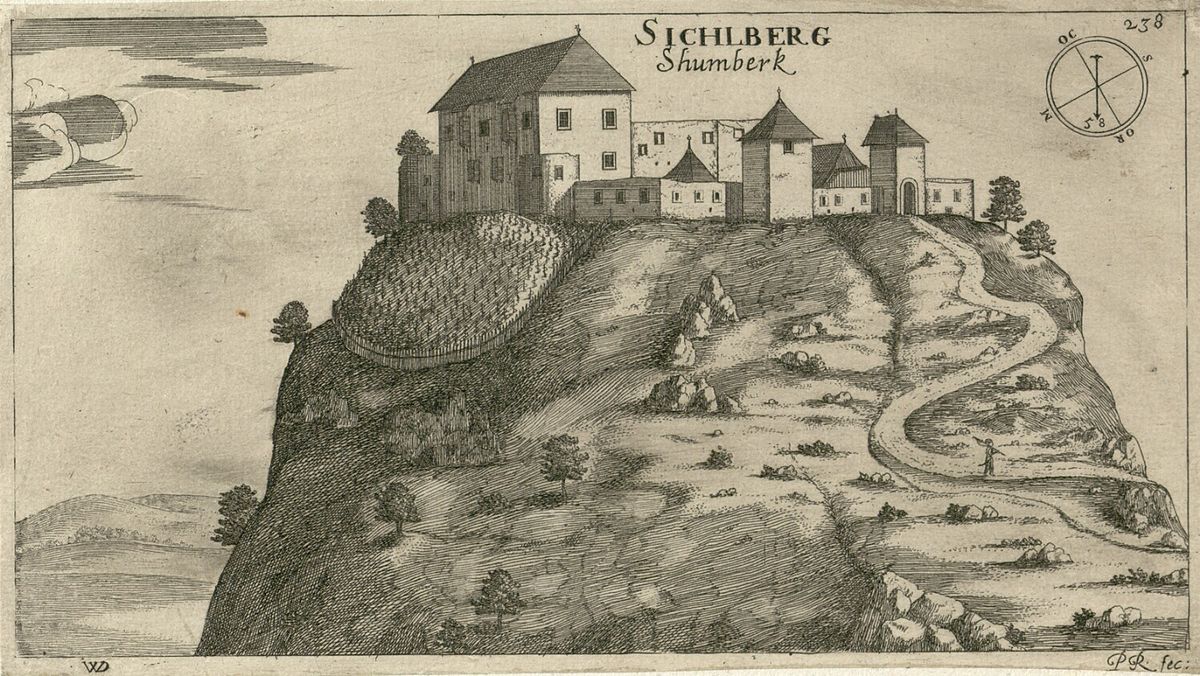 Stari grad Žumberak... Autor: Johann Weikhard von Valvasor 1679.g.